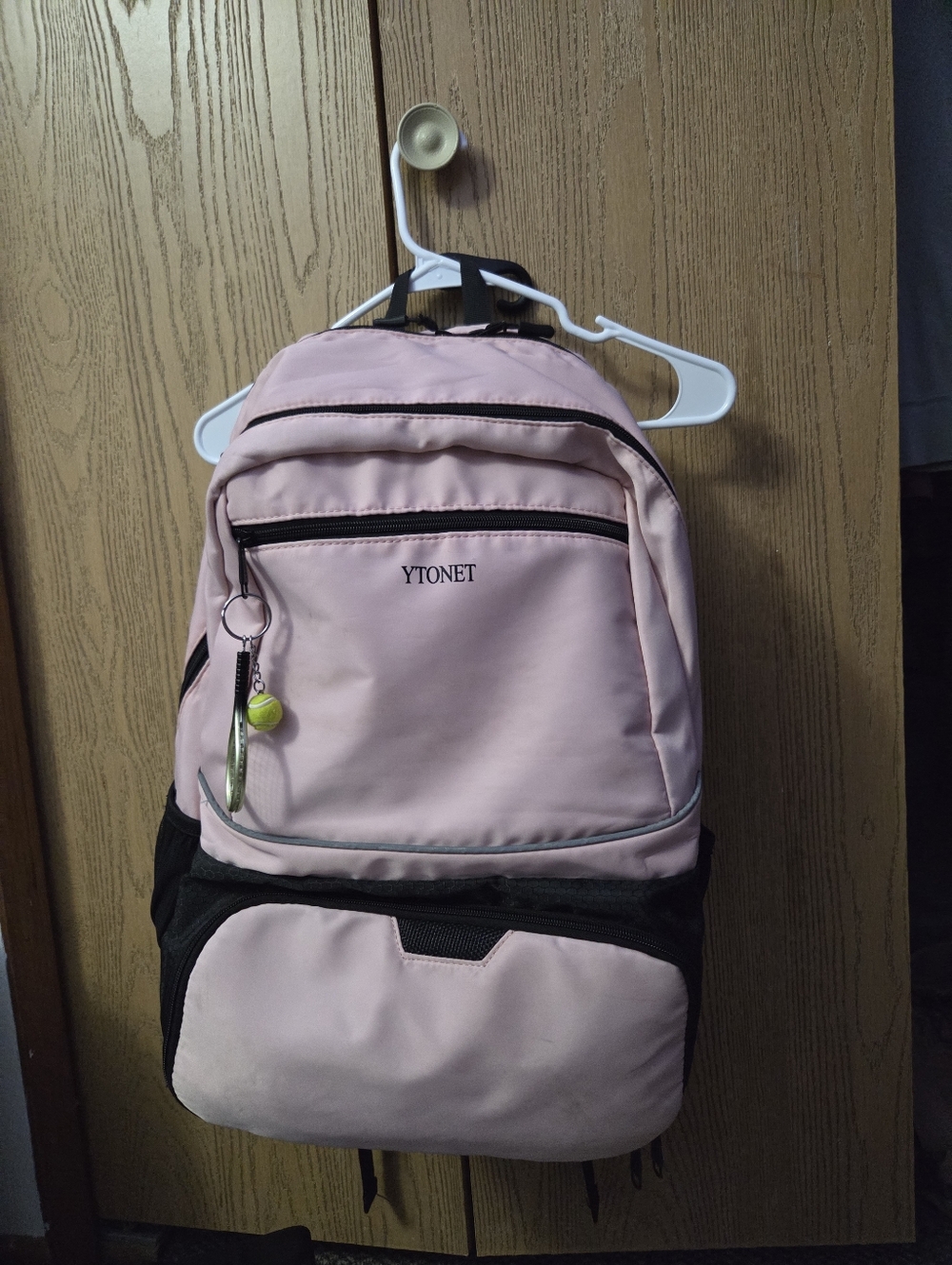 YTONET Light Pink Backpack